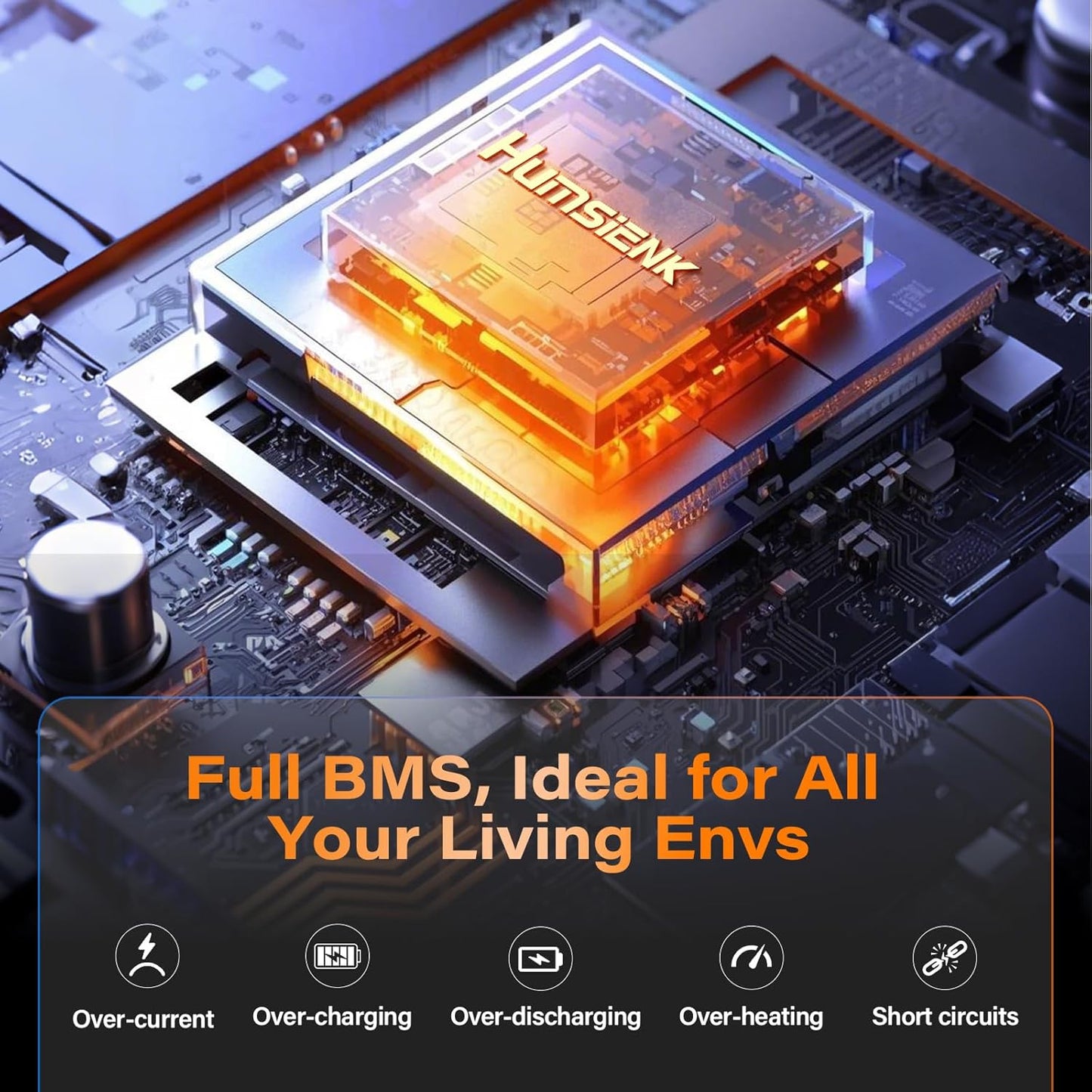 12V 100Ah LiFePO4 Battery MAX PLUS - 110A BMS with Low Temp Cutoff | 15000+ Deep Cycles for RV Solar Marine Trolling Motor | Off-Grid Backup Power Rechargeable Lithium Iron Phosphate Battery