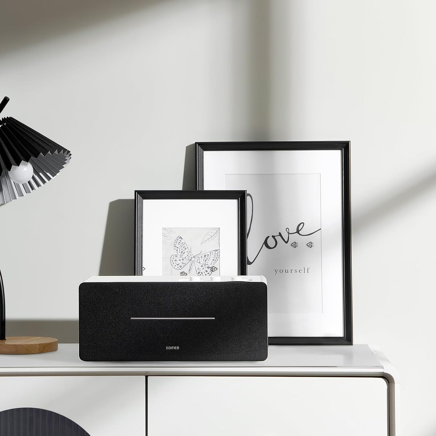 Edifier D12 Integrated Desktop Computer Speakers with Bluetooth 5.0, Wireless Stereo Tabletop Speaker 70 Watts RMS with Subwoofer Line Out, RCA, Aux Input for PC Monitor Laptop (White)