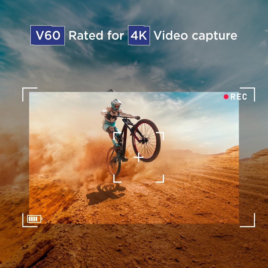 Integral 64GB 2-Pack UHS-II SD Card V60 Up to 280MBs Read and 100MBs Write Speed 1733X SDXC Professional High Speed Memory Card