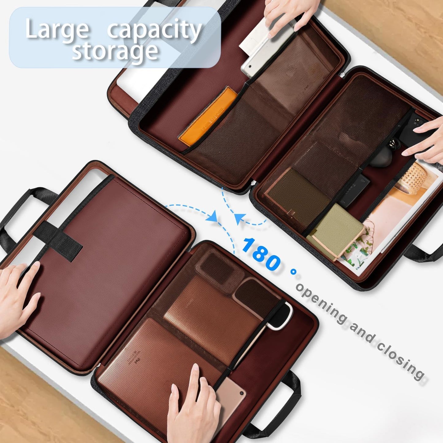 ZINZ Slim Expandable Laptop Case 15.6 Inch Sleeve Upgraded Protective Durable Recycled Carrying Case Compatible with MacBook 15" & 16" and Most 15" 15.6" 16" Notebook,B01K01