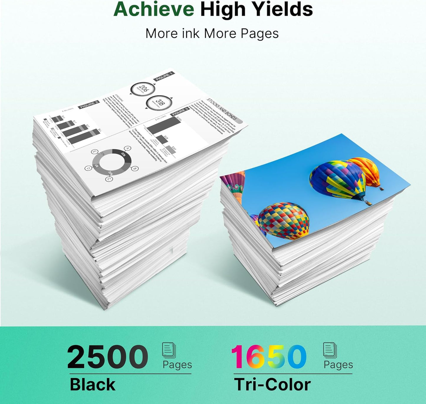 936XL 936 Ink Cartridges High Yield With Chip Compatible for HP 936 Ink Cartridges Combo Pack 936 XL 936e Work for OfficeJet 9122e, Pro 9110b 9125e 9128e 9130b 9135e, Wide Format 9730e Printer, 4-pack