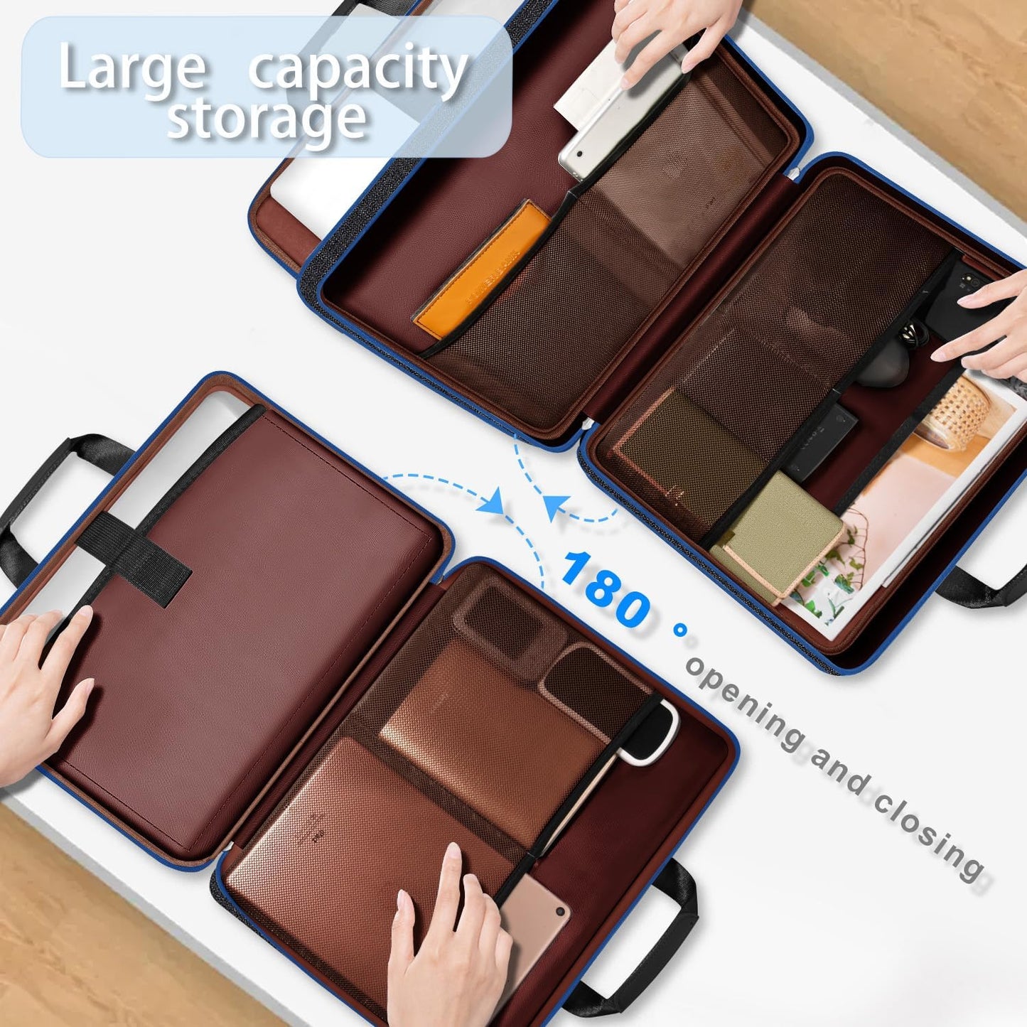 ZINZ Slim Expandable Laptop Case 15.6 Inch Sleeve Upgraded Protective Durable Recycled Carrying Case Compatible with MacBook 15" & 16" and Most 15" 15.6" 16" Notebook,B01K03