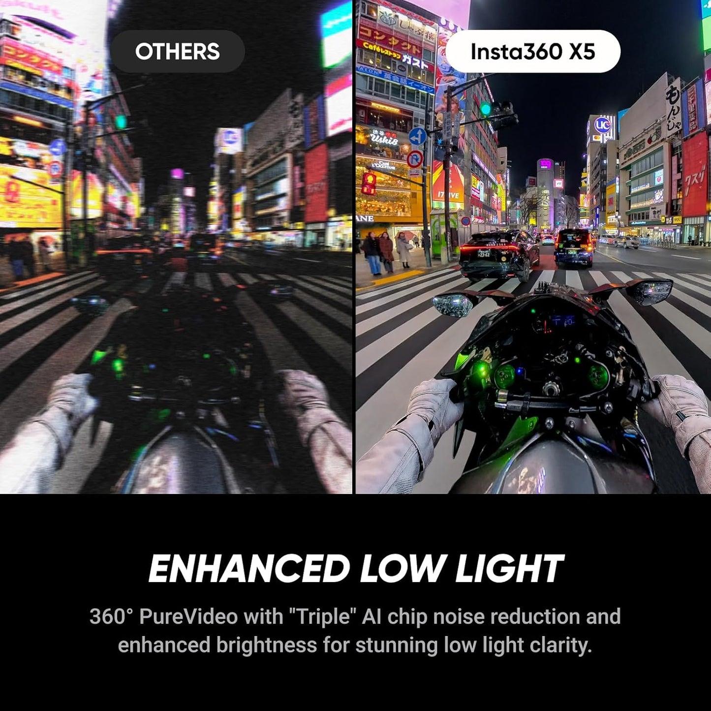 Insta360 X5 Starter Bundle - Waterproof 8K 360° Action Camera, Leading Low Light, Invisible Selfie Stick Effect, Rugged & Replaceable Lens, 3-Hour Battery, Clear Audio, Stabilization