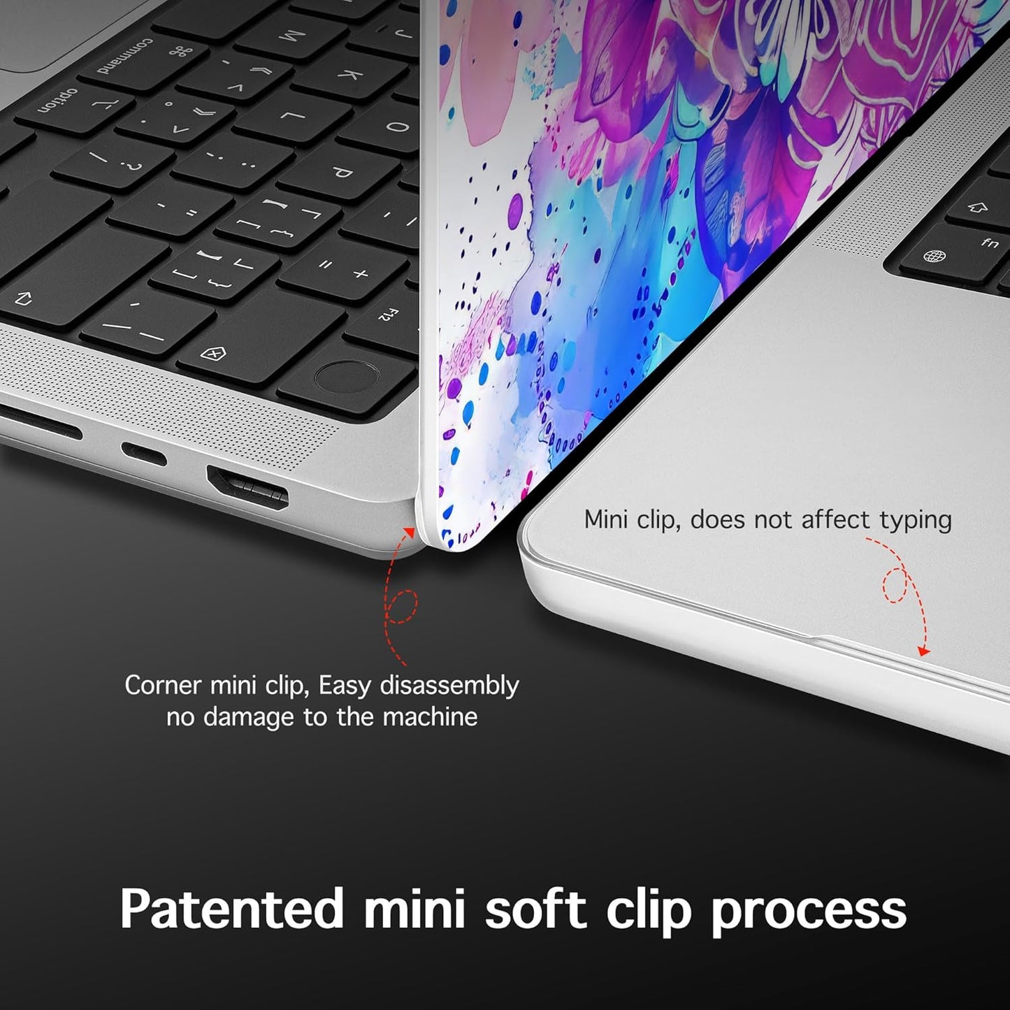for MacBook Pro 16 inch Case 2021 2022 2023 2024 Release A3186 A3403 M4 A2991 M3 A2780 M2 A2485 M1 Pro/Max, Hard Shell Case with Screen Protector & Keyboard Cover, Mandala