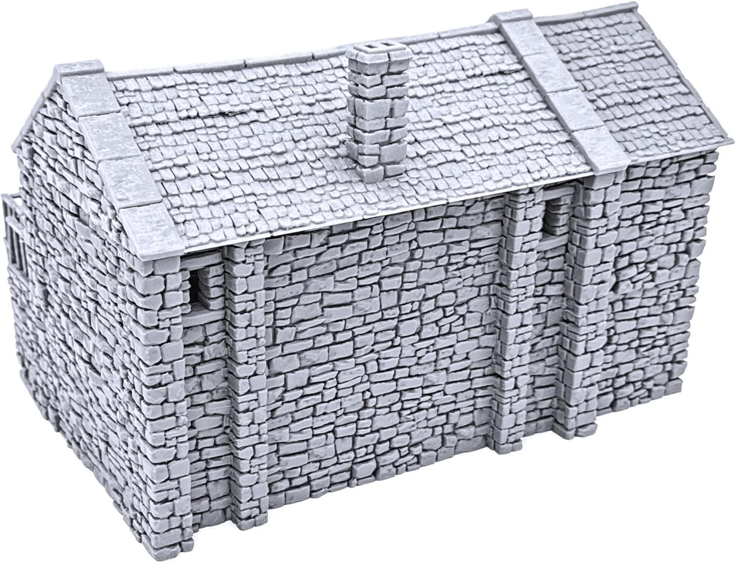 Black Rock Barracks by Printable Scenery, 3D Printed Tabletop RPG Scenery and Wargame Terrain 28mm Miniatures