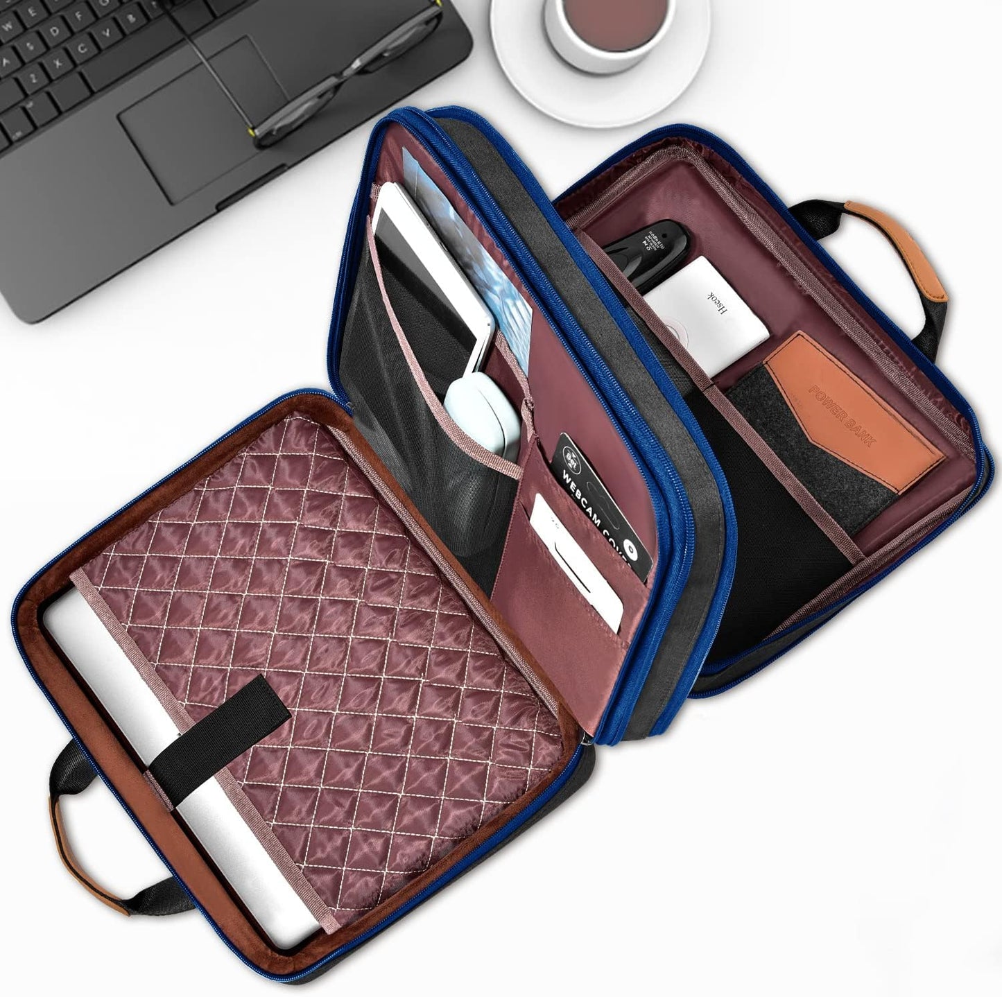 ZINZ Slim Expandable 13 13.3 13.6 14 Laptop Case Sleeve Compatible with MacBook Air/Pro 13-14 M1 M2 M3 2021-2023 Pro/Max,13.5 Surface Laptop 4/3,B01K03