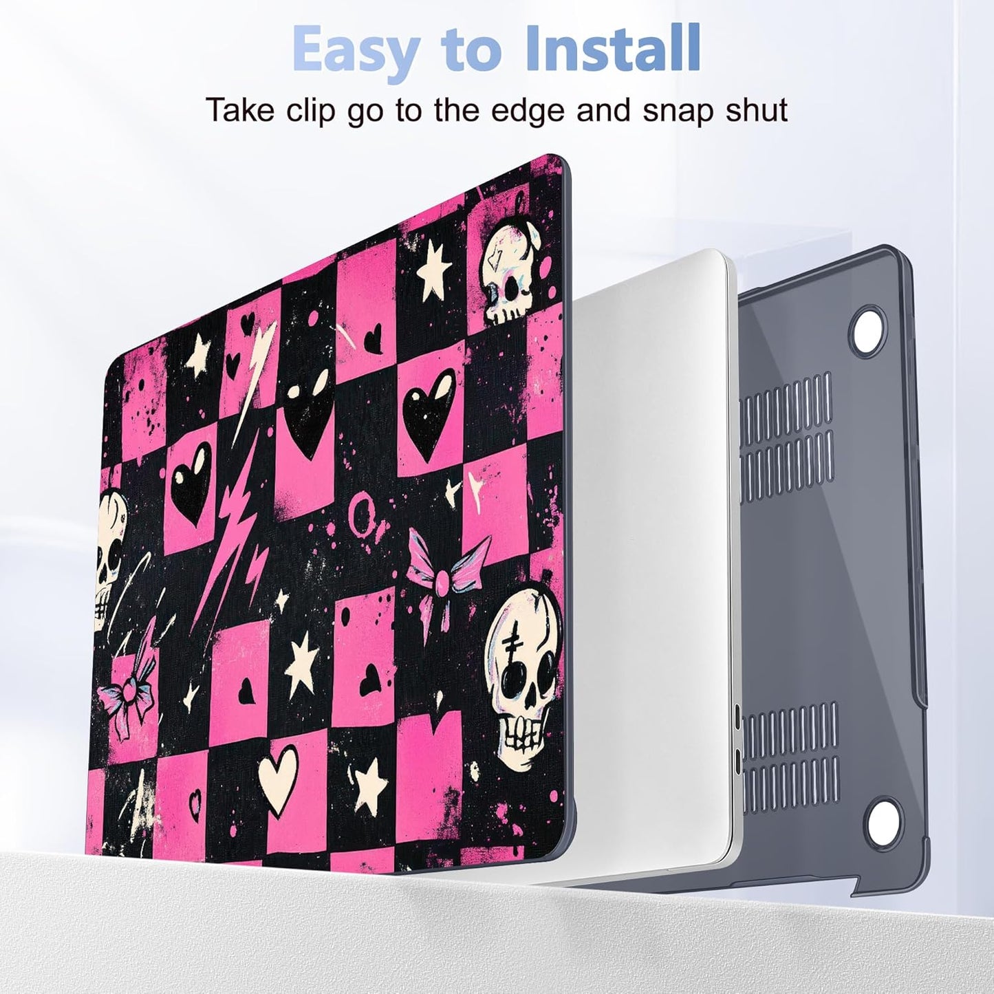 for MacBook Pro 16 inch Case 2019 2020 Release Model A2141, Plastic Hard Shell Cover with Keyboard Cover for MacBook Pro 16 inch with Touch Bar & Touch ID, Pop Punk Checkerboard