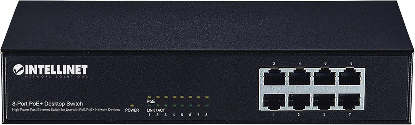 Intellinet 8-Port PoE+ Desktop Switch (560764)