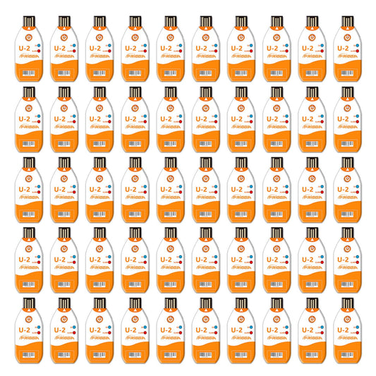 Frigga 50 Pack USB Temperature Data Logger Single Use Temperature Recorder 100 Days High Accuracy Thermometer Monitor 14400 Points with PDF CSV Report, U2