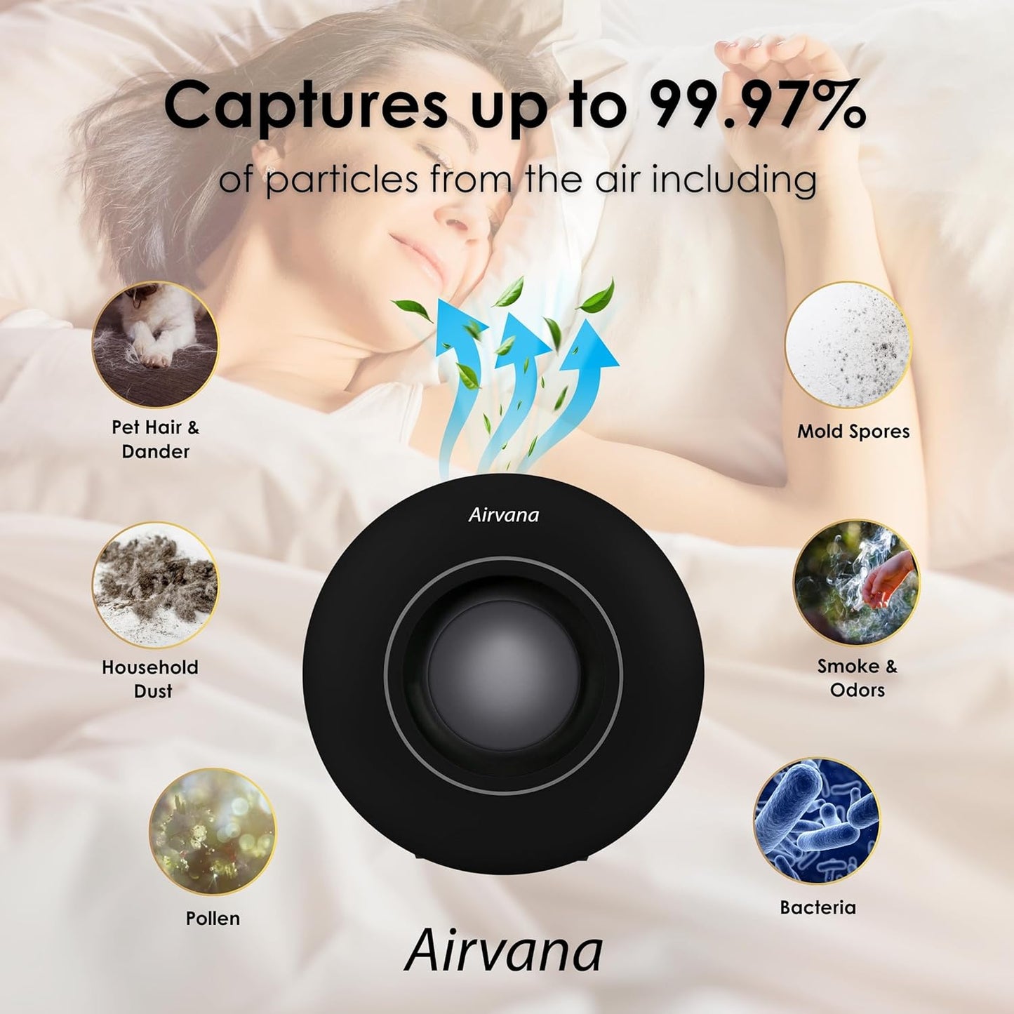 AV150 Tabletop Air Purifier, Graphite