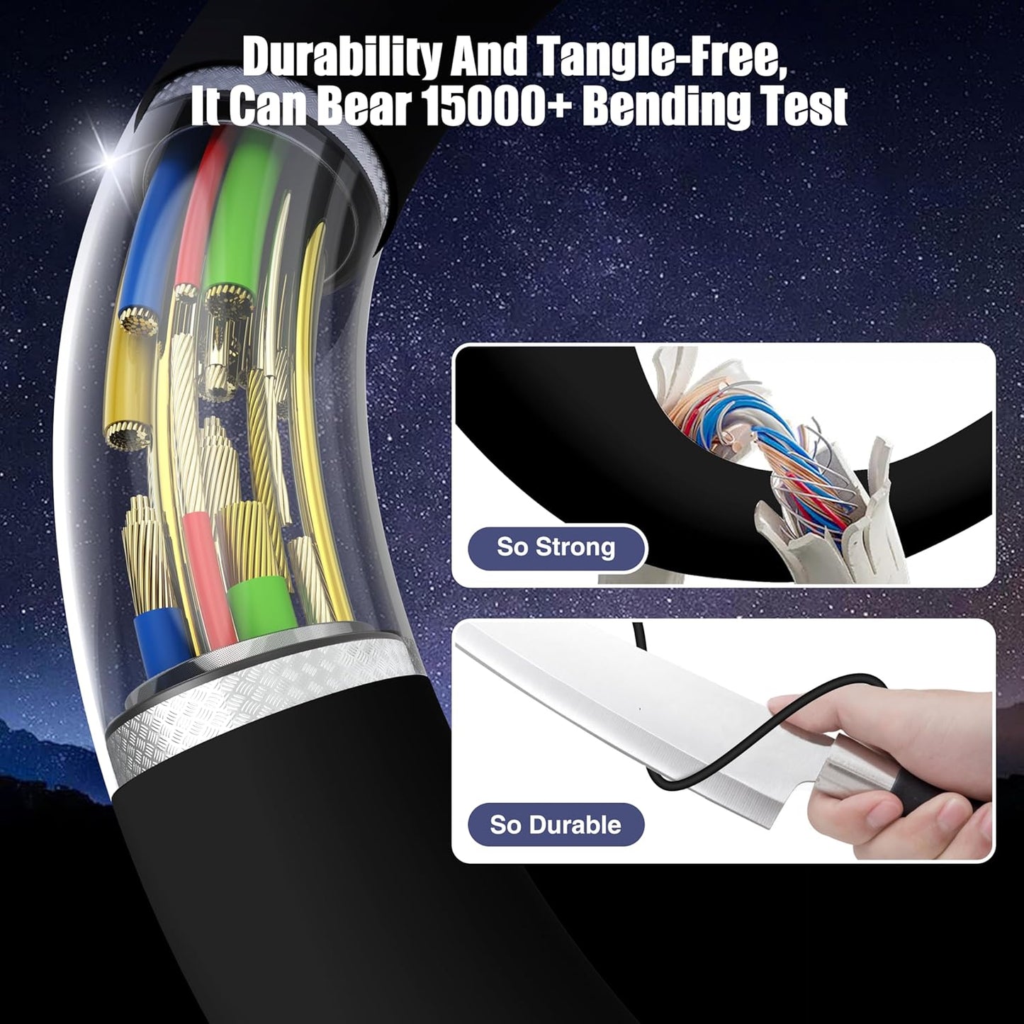 3-Pack Black 3.3FT 60W USB C to USB C Cable, Type C to Type C Cable,Fast Charging Cable for iPhone 16 15 Pro Plus Pro Max，for Galaxy S24 S23, for iPad Pro/Air, for MacBook Pro/Air and More