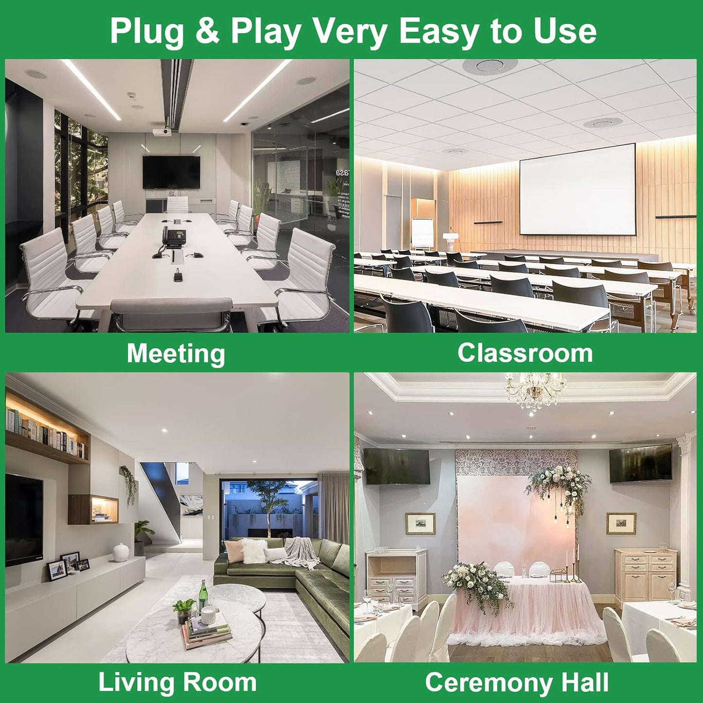 1Mii 3-in-1 2.4GHz Wireless Audio Transmitter and Receiver for TV, 20ms Ultra Low Delay RCA Out/in, 320 ft Range Wireless Adapter for Subwoofer to TV/PC/CD Player, 2 Receivers for Two Speakers