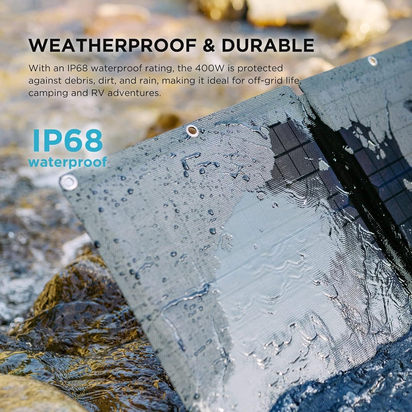 EF ECOFLOW Solar Generator 120V/3.6kWh DELTA Pro with 3x400W Portable Solar Panel, 23% High-Efficiency, 5 AC Outlets, 3600-4500W, Portable Power Station for Home Use Emergency Blackout Camping RV