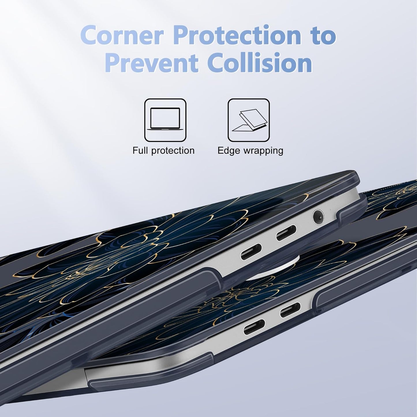 for MacBook Pro 16 inch Case 2019 2020 Release Model A2141, Plastic Hard Shell Cover with Keyboard Cover & Screen Protector for MacBook Pro 16 inch with Touch Bar & Touch ID, Flower Dahlia