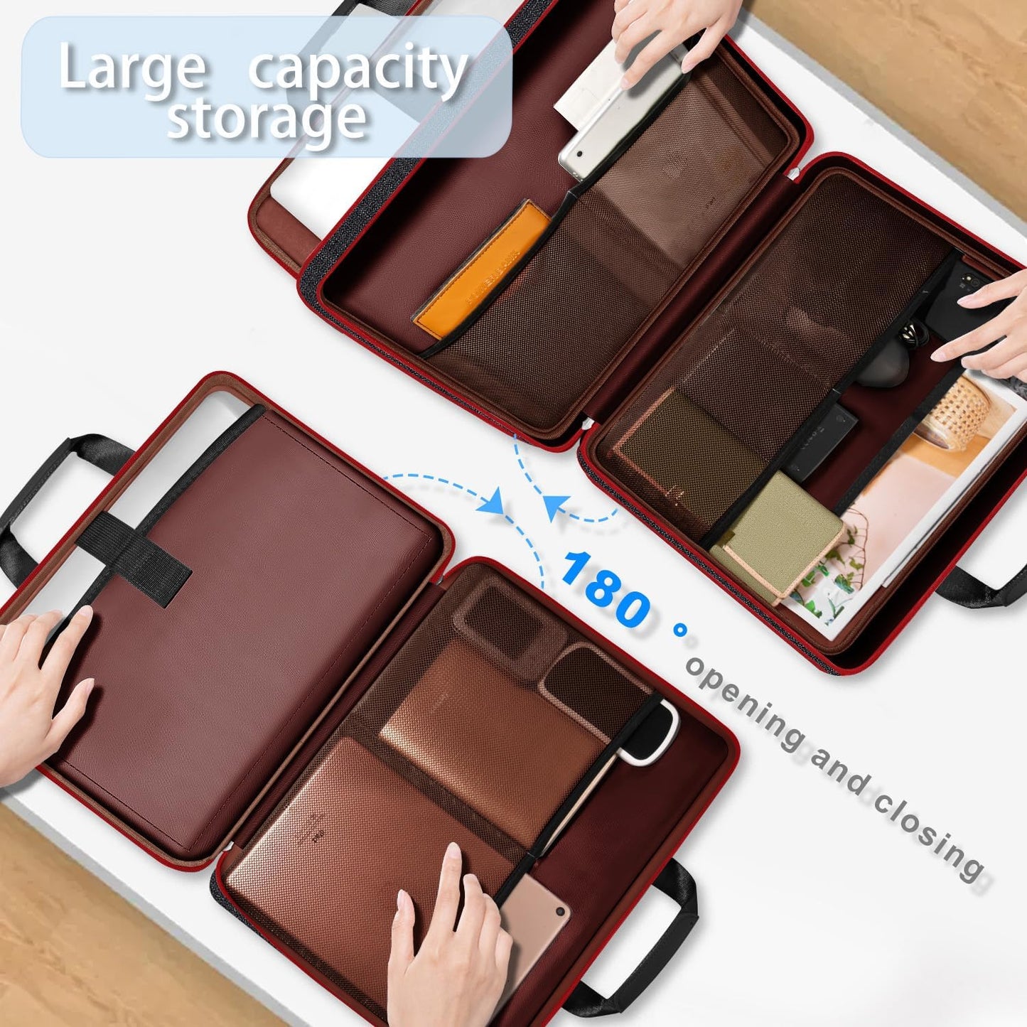 ZINZ Slim Expandable Laptop Case 15.6 Inch Sleeve Upgraded Protective Durable Recycled Carrying Case Compatible with MacBook 15" & 16" and Most 15" 15.6" 16" Notebook,B01K02