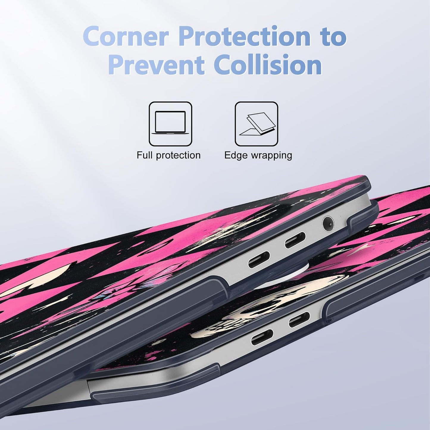 for MacBook Pro 16 inch Case 2019 2020 Release Model A2141, Plastic Hard Shell Cover with Keyboard Cover for MacBook Pro 16 inch with Touch Bar & Touch ID, Pop Punk Checkerboard