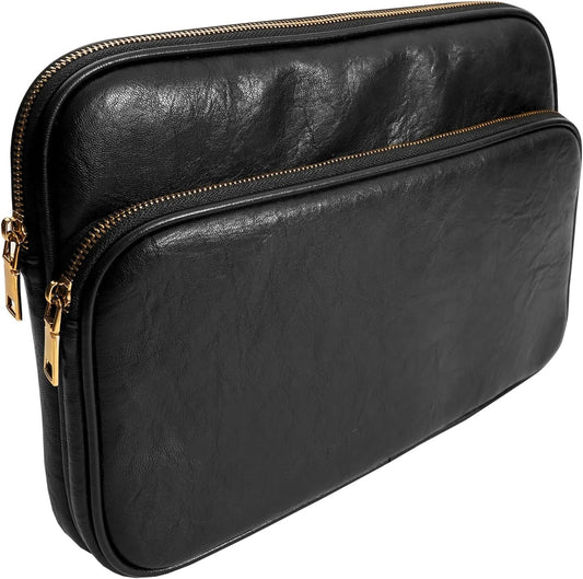 Laptop Sleeve Bag 13 Inch Compatible with 2024 MacBook Air 13 M3 M2 M1, New MacBook Pro 13 M2 M1, Dell XPS 13 Color Black