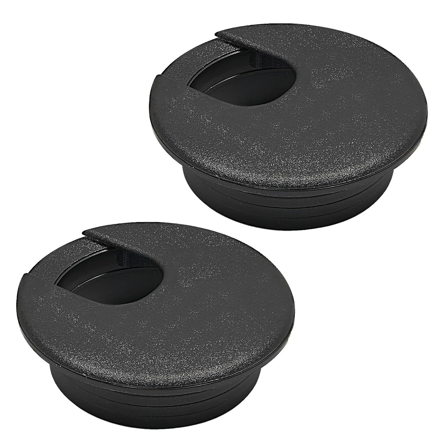 Desk Grommet 2" (50 mm), Desk Cord Hole Cover, Cable Grommet ABS Plastic, Desk Hole Grommet for Office and Home Table Cable, Detachable Cable Cord Organizer (Light Grey 2 Pcs)