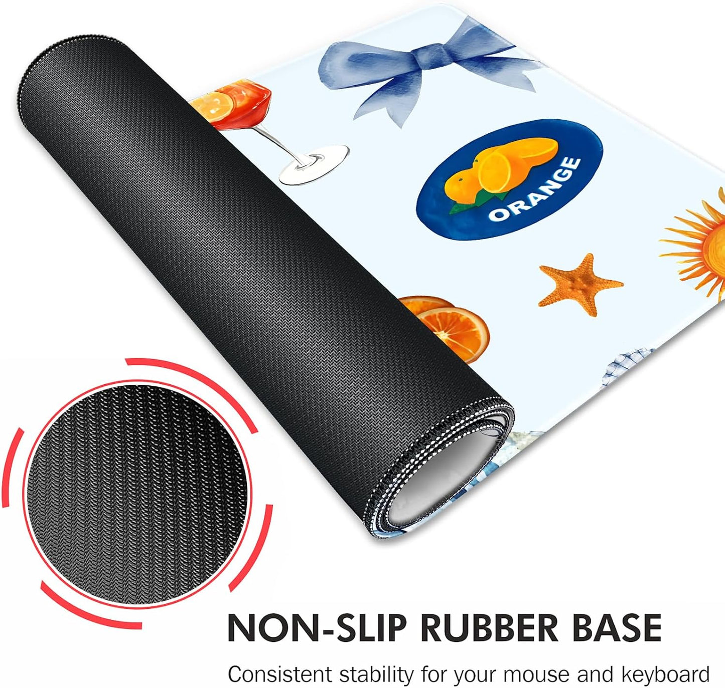 Galdas Gaming Mouse Pad XXL XL Large Long Extended Big Mousepad Non-Slip Rubber Keyboard Mouse Pad with Stitched Edges for Laptop Home Office (31.5x11.8x0.08 Inch) -Shell 2025