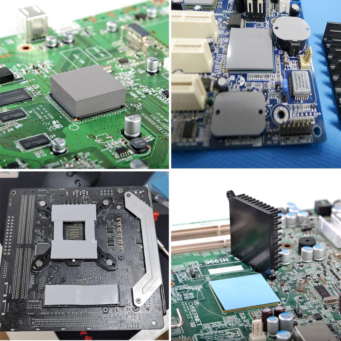 Aairhut Thermal Pad 13W/mK [0.5~3mm], 85 x 45 x 0.5mm Silicone Cooling Pad Non Conductive Heat Resistance Extreme Odyssey Cover with Dual Self-Adhesive Films for PC Laptop PS4/PS5/CPU/GPU/Computer