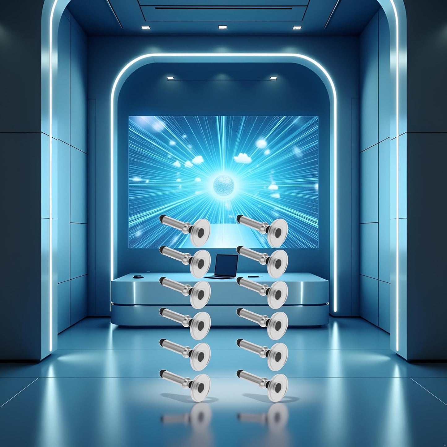 12 Pcs Silver Universal Stylus Replacement Disc Tips Round Shape Replaceable Stylus Pen for Touch Screen Stylus Pen Disc Tips,Stylus Pens, Cell Phones Accessories