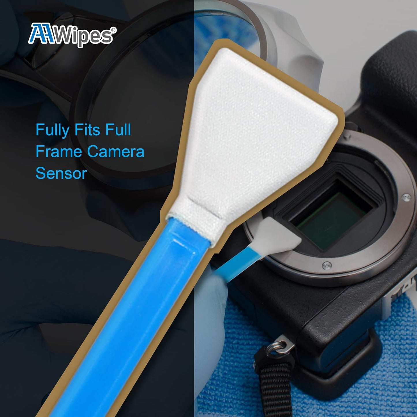 AAWipes Sensor Cleaning Swabs for APS-C Sensors of DDR DSLR or SLR Camera (20 Pack of 16 mm Sensor Cleaning Swabs) (HCS-16)