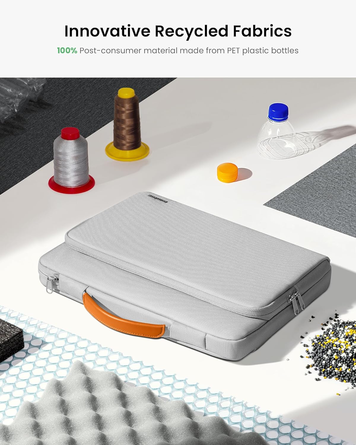 tomtoc 360 Protective Laptop Carrying Case for 2024 New 16-inch MacBook Pro M4/M3/M2/M1 Pro/Max 2024-2019, Water-Resistant Laptop Bag Sleeve with Accessory Pocket for The New Razer Blade 15