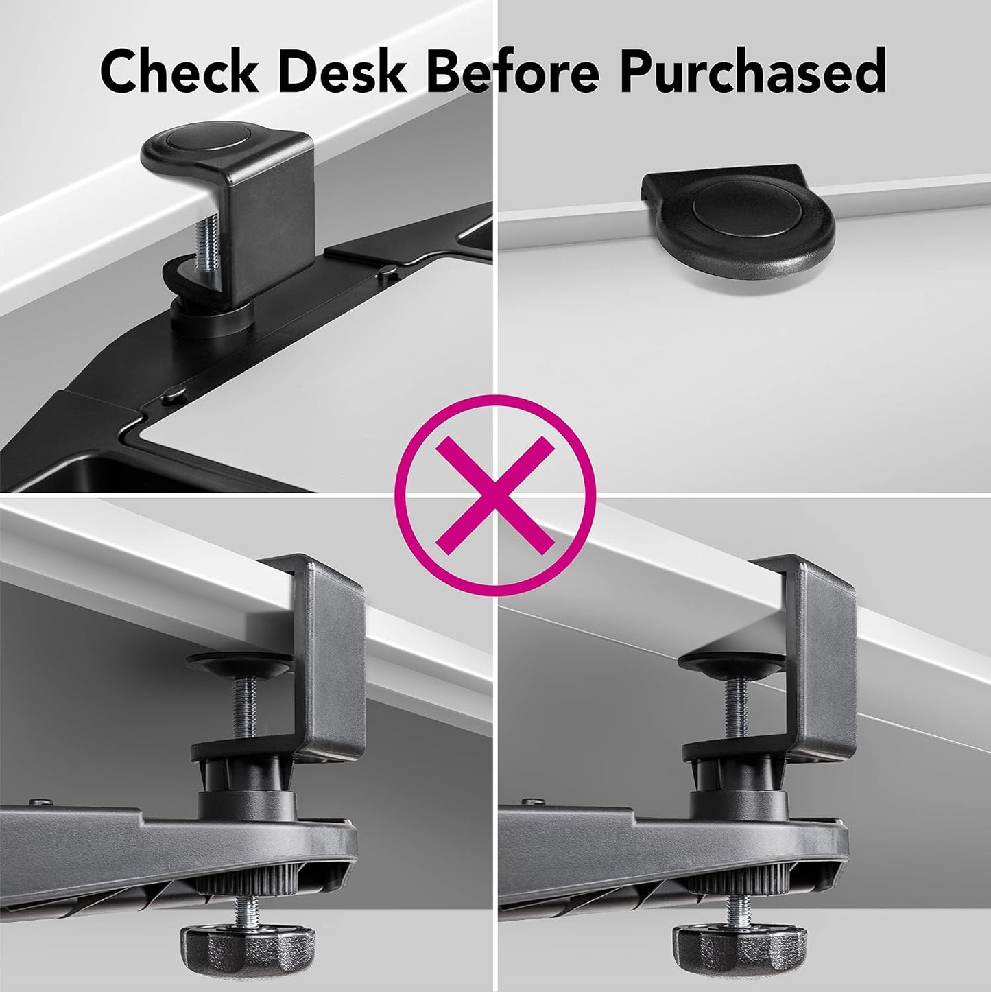 EHO Clamp-On Desk Organizer, Multifunctional with Pencil Drawer, Mouse Pad Storage, Swivel, Spill-Proof, Under Desk Storage, Easy Installation, Reduces Clutter, TAA-Compliant