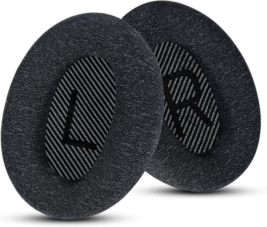 Fabric Comfort - Wzsipod Ear Pads for Bose QuietComfort 35/ QC35ii Headphones, Compatible with QC45 QC25 QC2 QC15 & More Series, Replacement Exclusive Styles, S2