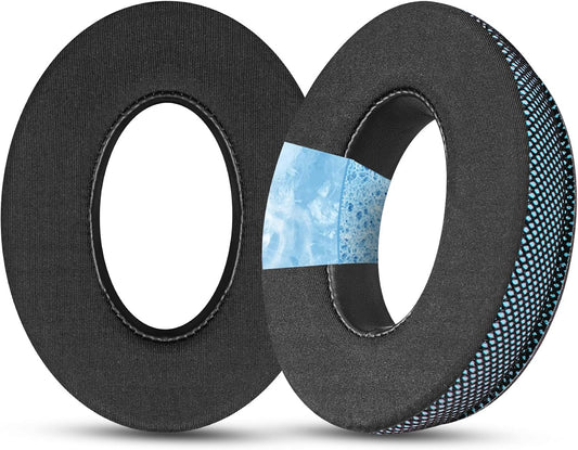 Ice Gel Headphones Replacement Ear Pads for Bose qc45 Replacement Ear Pads - qc35&qc35 ii Replacement Ear pads/qc25 Replacement Ear Pads - Black/Blue