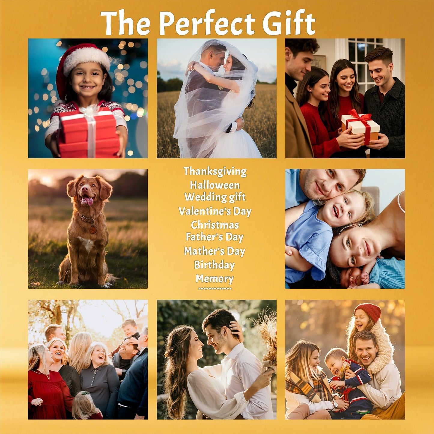Custom Puzzle, Personalized Puzzle for Photos, Customized Puzzle 120/200/300/500/1000/1500 Pieces for Family, Christmas, Pet, Birthday, Wedding Gift