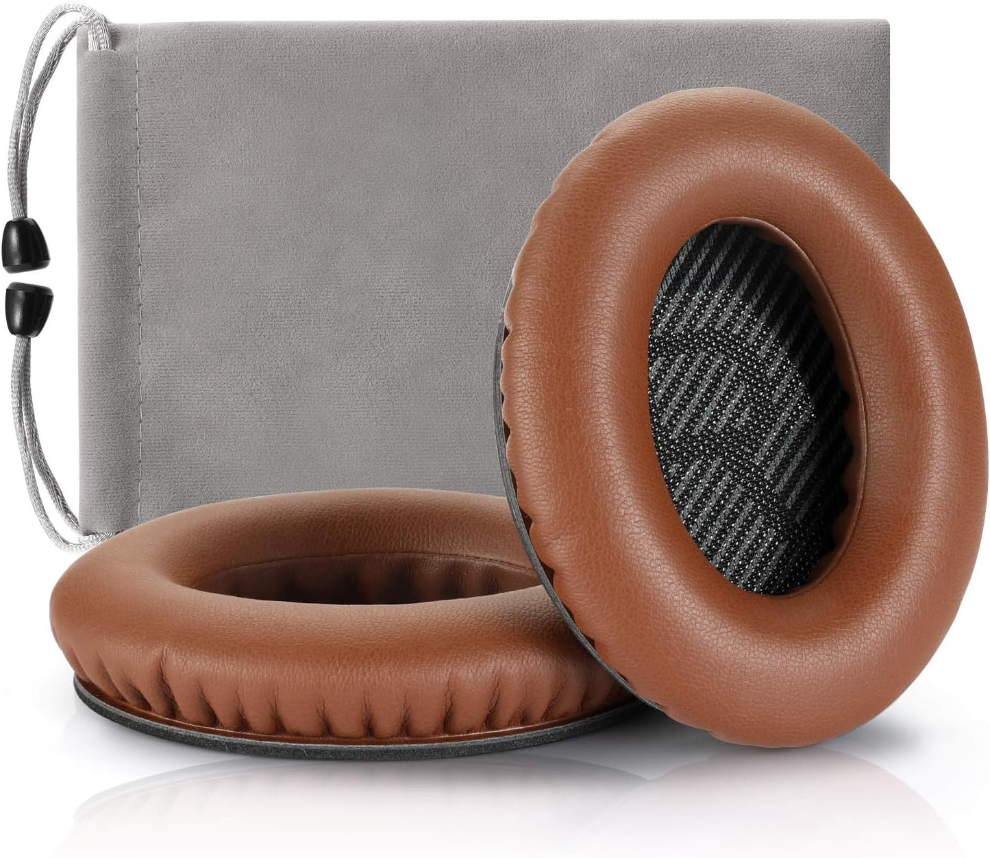 Headphones Replacement Ear Pads,for Bose Quietcomfort QC15 QC25 QC35 35 ii-(Brown)