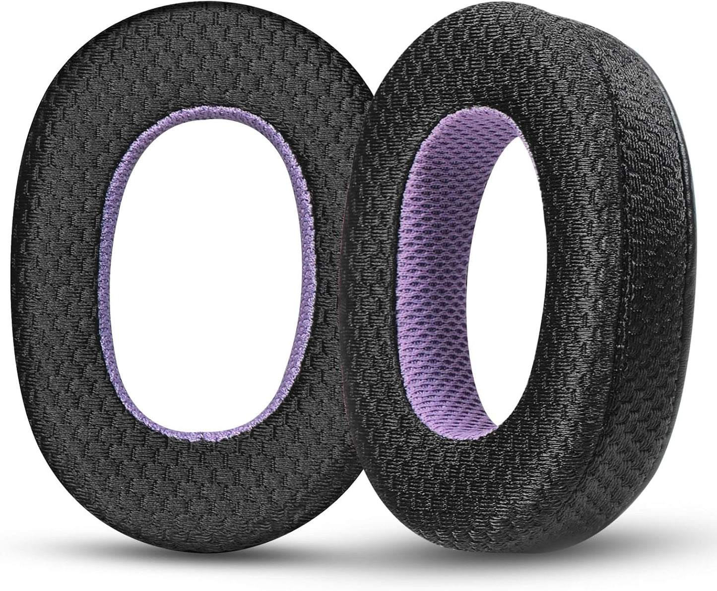 Breathable Mesh Replacement Earpads for WH-1000XM2/MDR-1000X - Comfortable Black/Purple Ear Pad Cushions