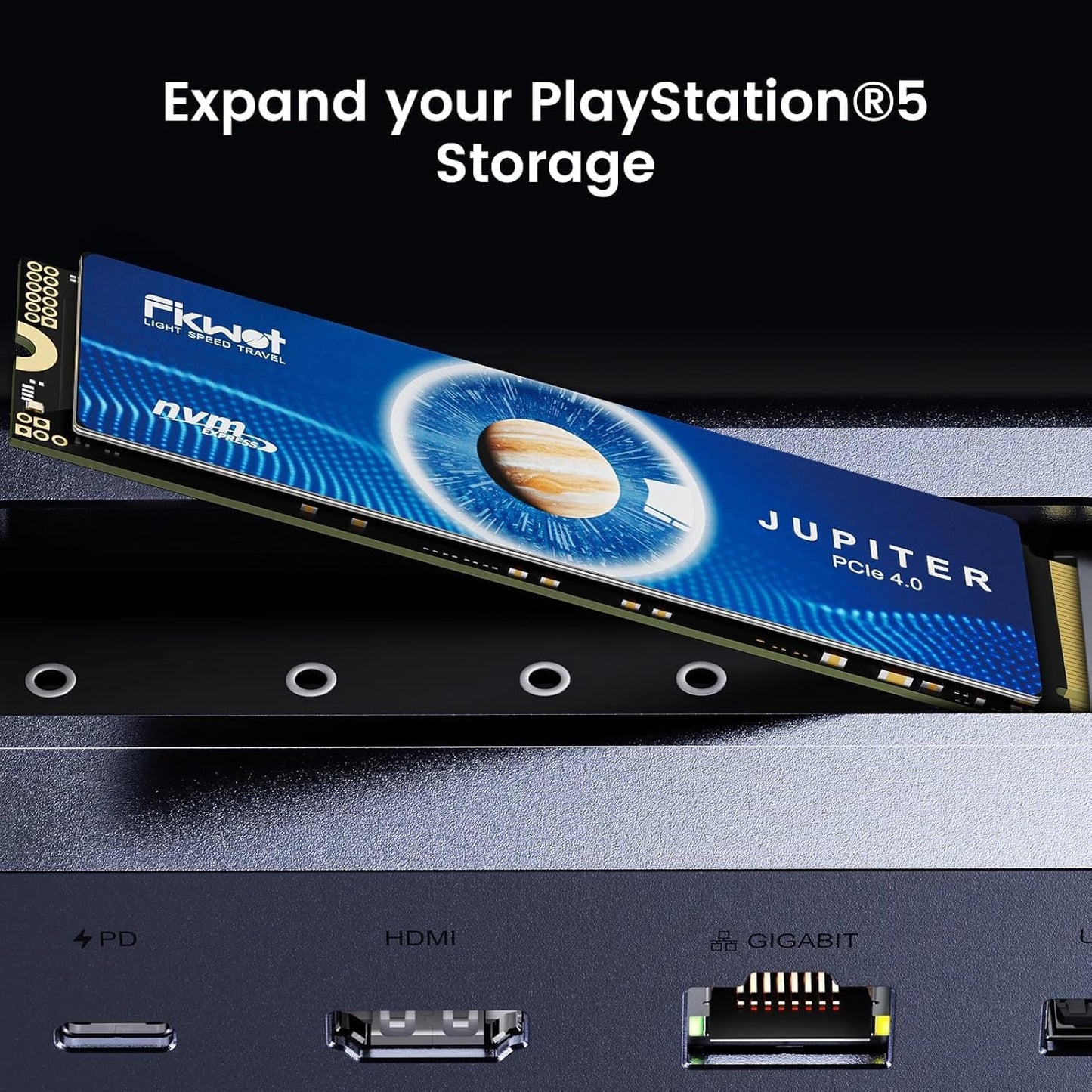 FX660 2TB M.2 SSD, PCIe Gen 4x4 Dynamic SLC Cache - Speeds up to 5200MB/s M.2 2280 NVMe Internal SSD, Upgrade Storage for PC Computer, Laptop and PS5