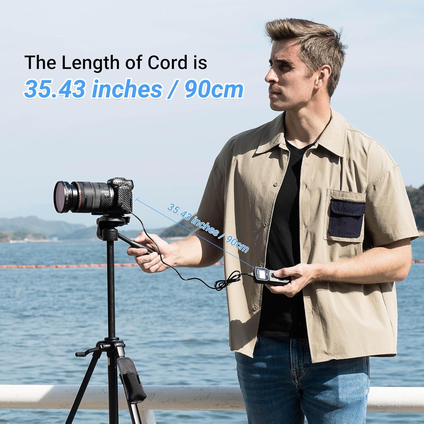 JJC Intervalometer Timer Remote Control Shutter Release for Canon EOS Rebel T6 T7 2000D 90D 80D 70D 77D T8i T7i T6i T6s SL3 SL2 T5i T4i EOS R R50V R6 Mark II R6 R7 R8 R10 RP R100 M6 Mark II M5 & More