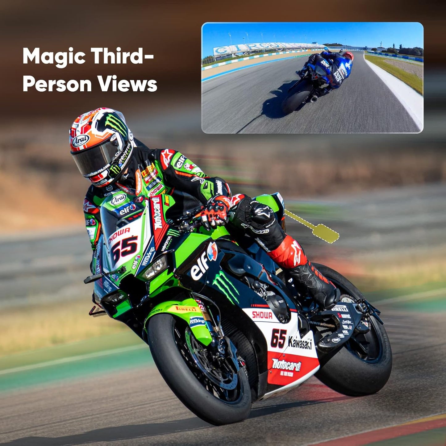 Insta360 X3 Motorcycle Kit (New Version) - Waterproof 360 Action Camera with 1/2" 48MP Sensors, 5.7K 360 Active HDR Video, 72MP 360 Photo, 4K Single-Lens, 60fps Me Mode, Stabilization