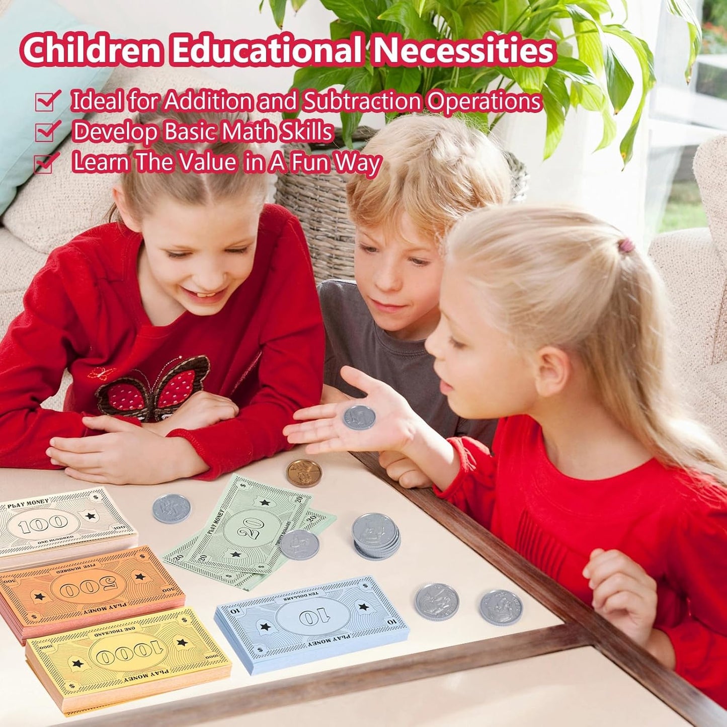 915Pcs Play Props Learning Education Toys for Kids Board Games, Double Sides Printing Paper Teaching Toys for Kids