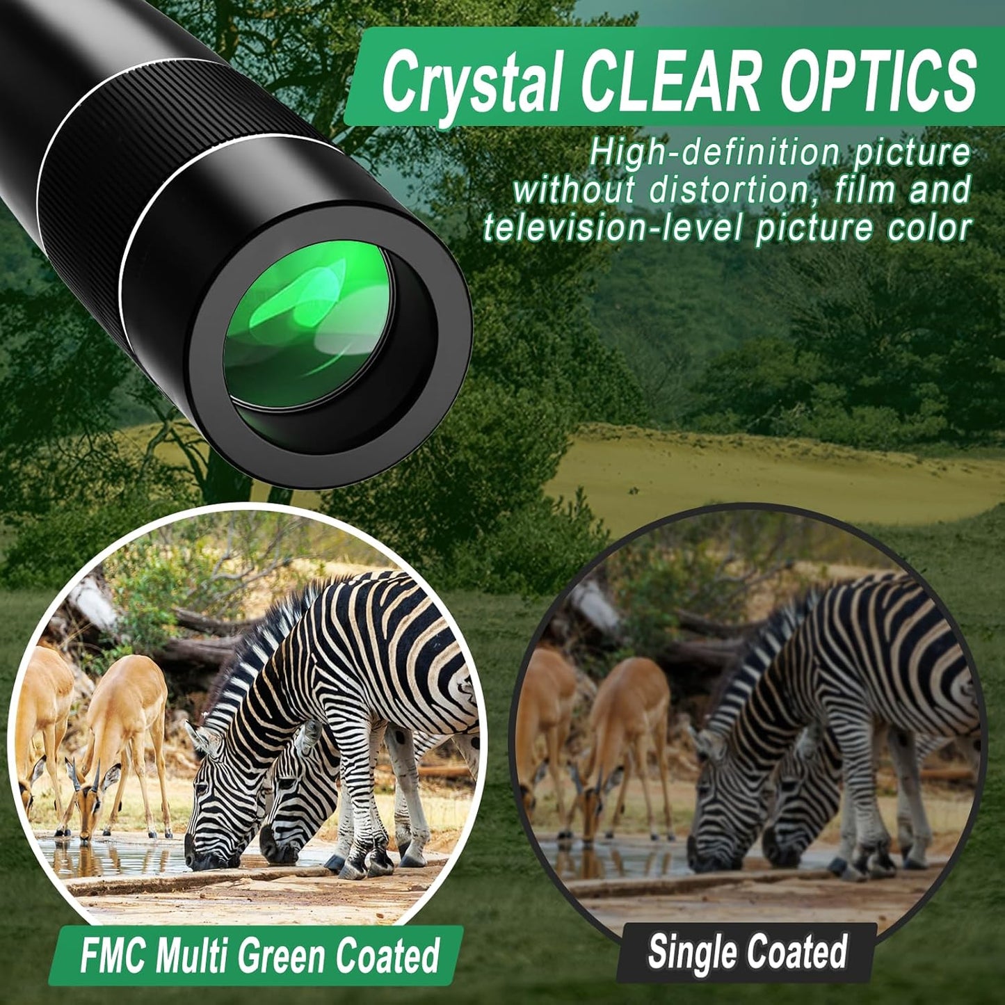 22X Long Focus Telephoto Phone Lens for iPhone and Android, Zoom Cellphone Camera Lens with Phone Clip for Picture Video Taking