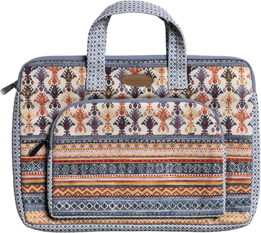 Maison d'Hermine Laptop bag with front pocket Stain and water repellent Cotton canvas