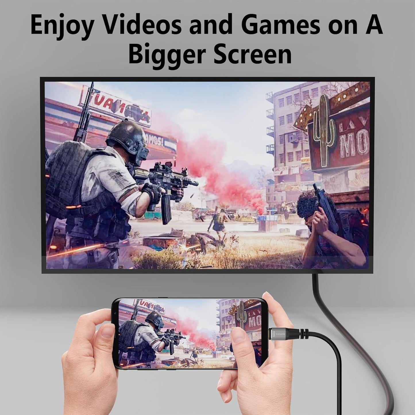 4K USB C to DVI Cable 25FT, USB Type-C to DVI-D Adapter Cord, (Thunderbolt 3/4) Compatible with iPhone 16/15 Series, MacBook Pro/Air, iPad Pro, iMac, Galaxy S24, XPS, Surface Book 3 and More, Real 4K