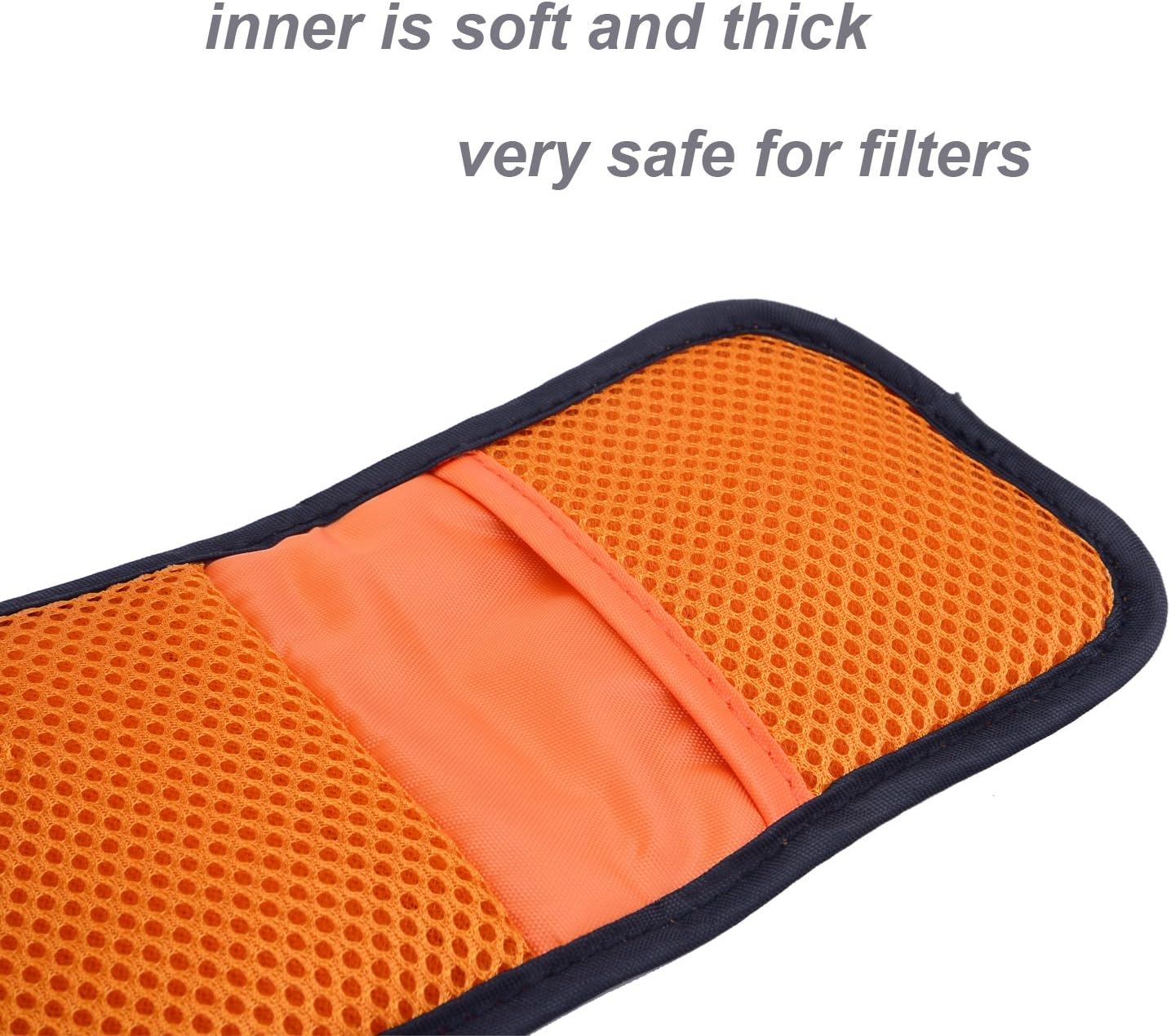 3 Pocket Camera Lens Filter Carry Case Bag Pouch for Filters 25 mm to 77 mm