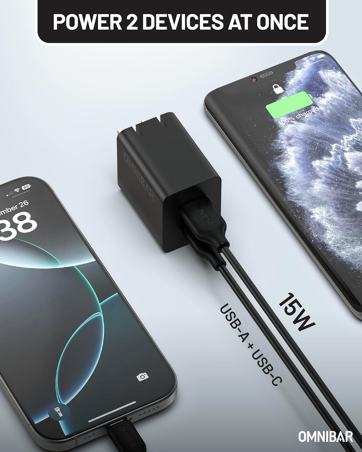 35W USB C Charger Block, Dual-Port GaN Fast Wall Charger with Foldable Plug, PD 3.0 & PPS Compact Power Adapter for iPhone 16/15/14/13, Galaxy S24/S23/Note 20, Pixel 8/7, iPad, MacBook Air, and More