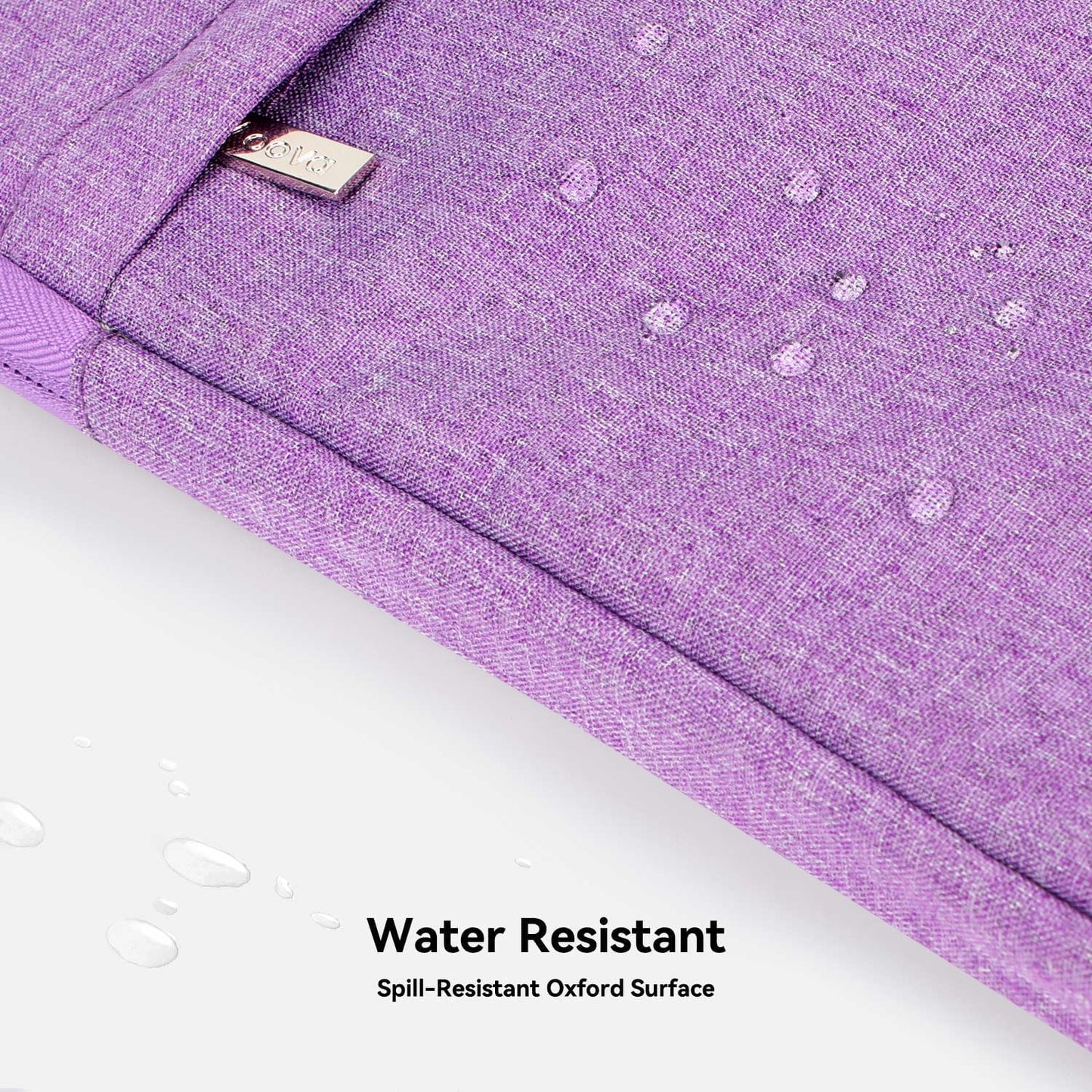 Voova Laptop Bag 15.6 Inch, Waterproof Computer Sleeve Carrying Case with Shoulder Straps & Handle Compatible with Macbook Air 15 M2/M3/M4, MacBook Pro 15/16, 15-16 Inch Hp Dell Lenovo Asus, Lavender
