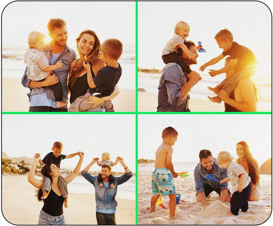 Custom Mouse Pad, Personalized Mouse Pad with Photo & Text, Neoprene Mouse Mat for Laptop Computer Office Desk, Mousepad Small with Anti-Slip Rubber Base