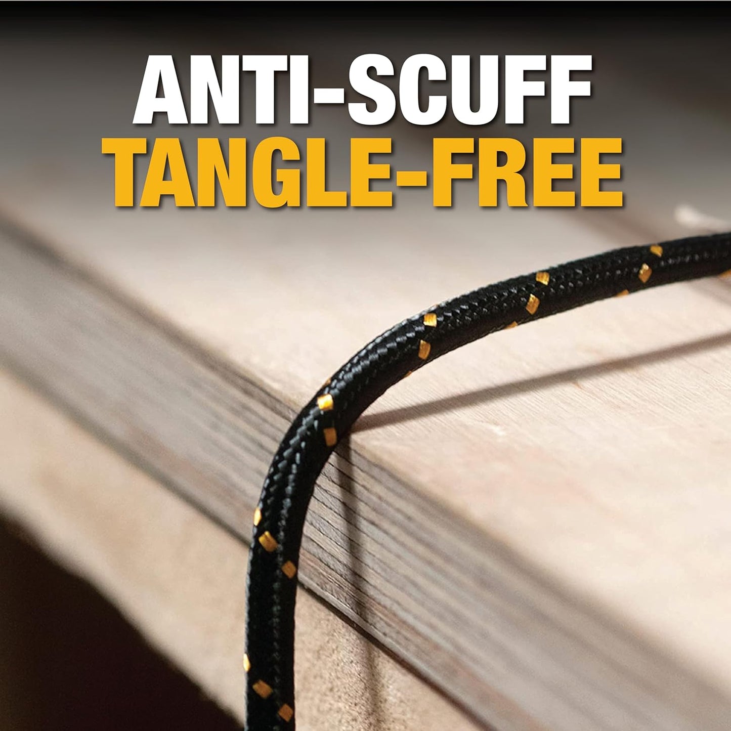 DEWALT Micro-USB to USB Cable(Not for iPhone)Reinforced Braided Micro-USB Cable, USB to Micro-USB Cable, Charger Cord Compatible with Android, 4 ft