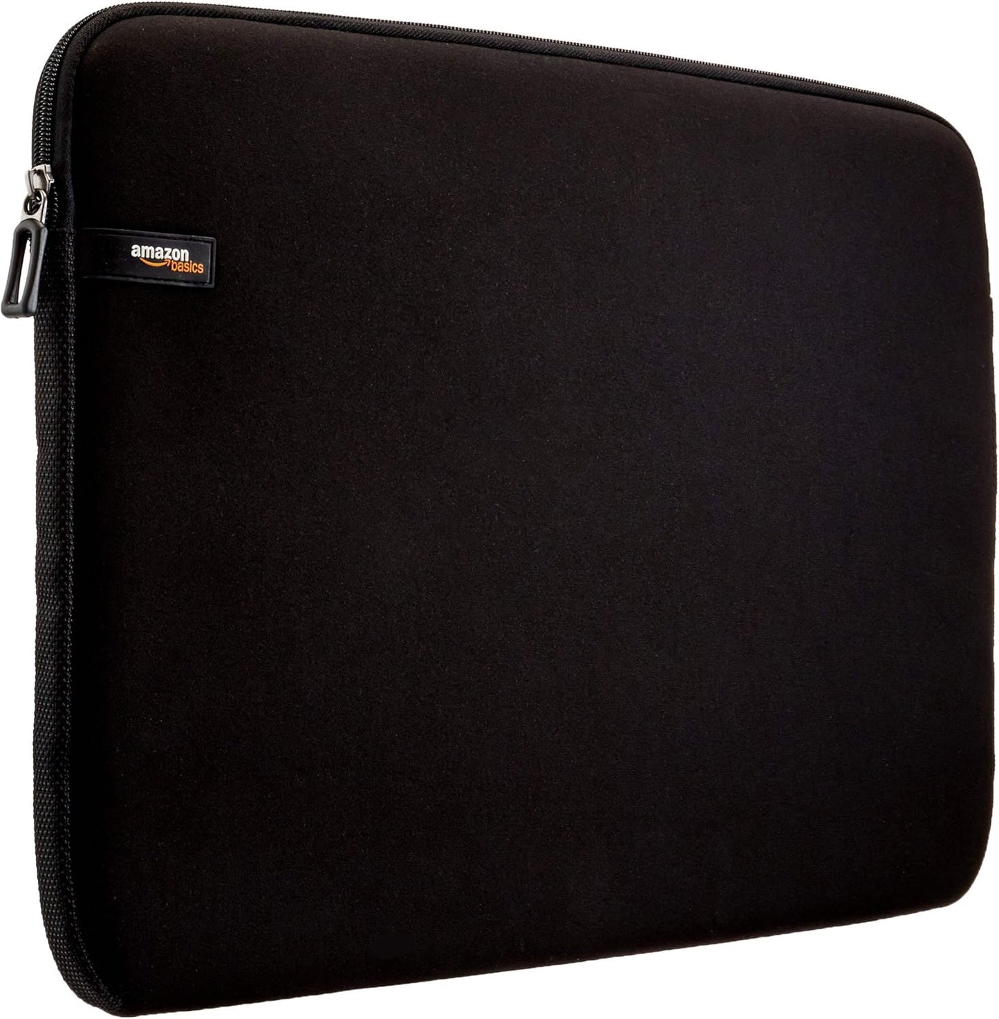 Amazon Basics 17.3-inch Laptop Sleeve, Protective Case with Zipper - Black