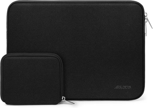 MOSISO Laptop Case 13 inch, 13 inch Laptop Sleeve Bag Compatible with MacBook Air 13 M4 M3 M2 M1 2025-2018 / Pro 13 M2 M1 2025-2016, Neoprene Computer Sleeve Bag with Small Case, Black