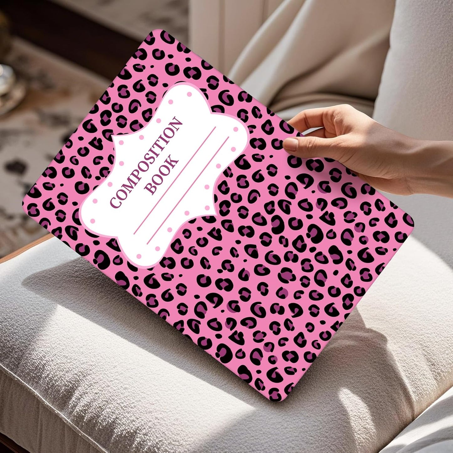 Mektron for 2025 MacBook Air 15 inch M4 Case A3241/ 2024 M3 A3114/ 2023 A2941 M2 Hard Printed Case with 15.3 Liquid Retina Display Touch ID, Plastic Hard Cover & Keyboard Skin- Composition Book