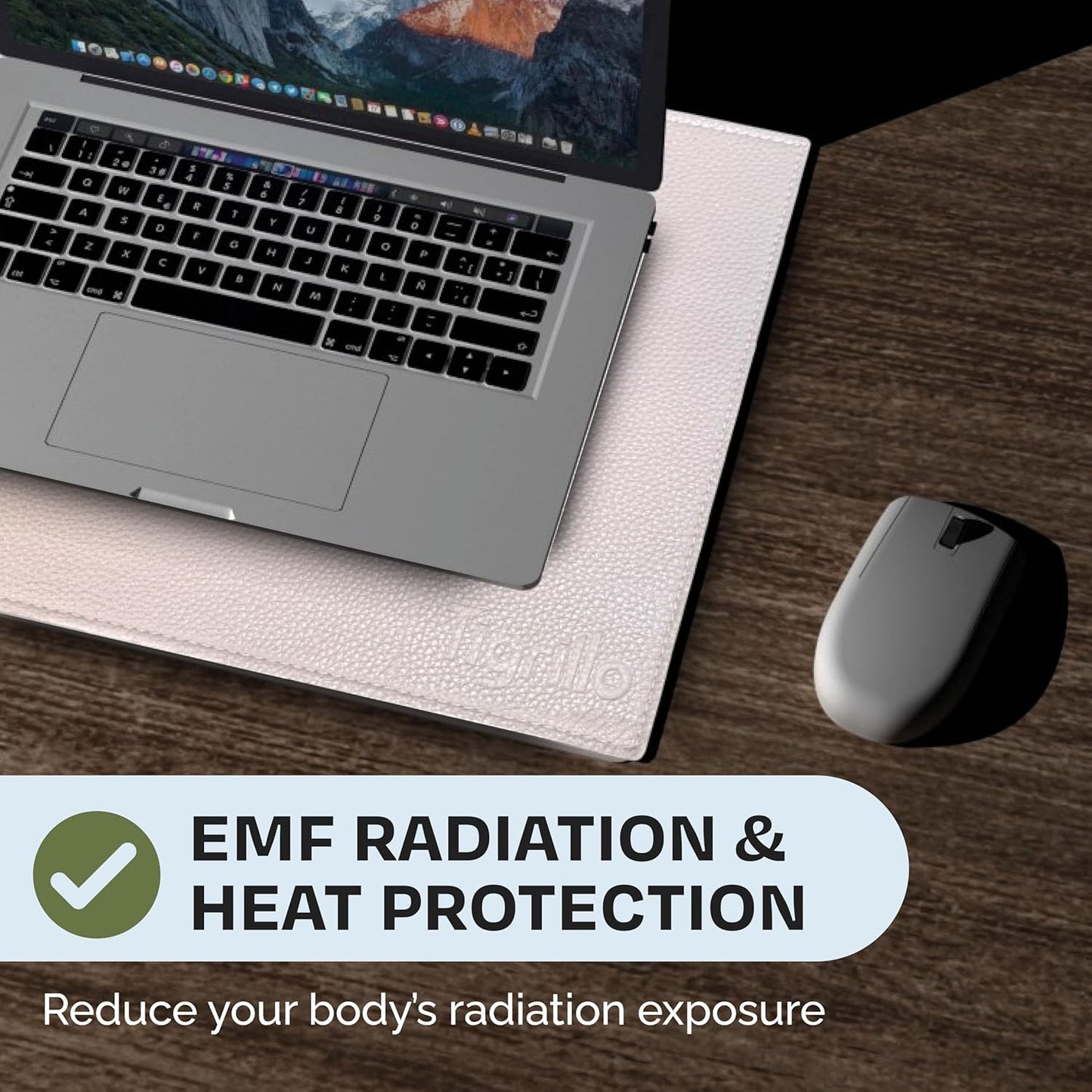 Tigrillo Laptop Radiation Protection Pad & Heat Shield