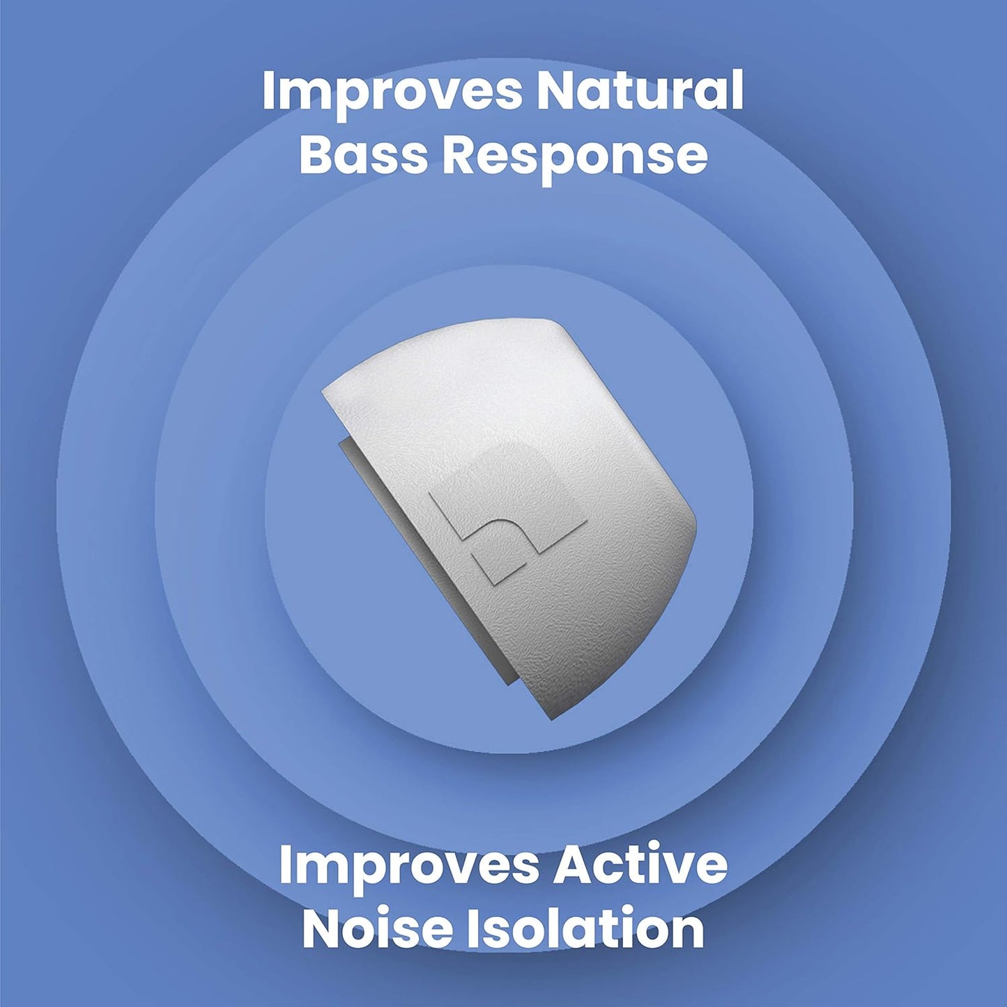 Foam Masters Ultra-Premium Memory Foam Ear Tips for AirPods Pro 1st & 2nd Gen | 3 Pairs | Black Magic Ver 6.0 | Secure | Comfort | Better Noise Cancel | Replacement Buds – White, Small